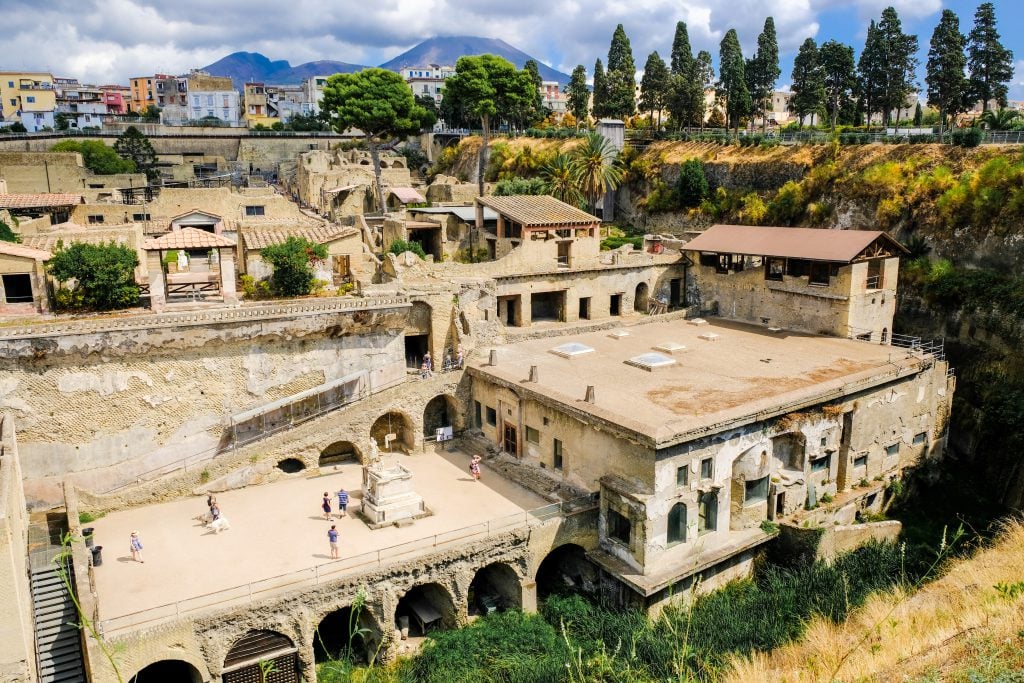 Herculaneum Antik Şehri Napoli İtalya