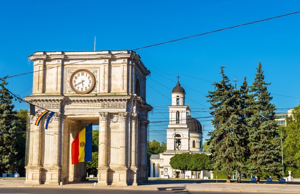 Triumphal Arch, Kişinev, Moldova