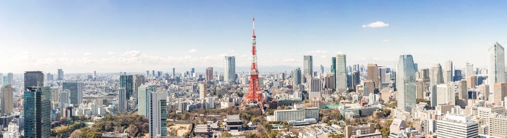 tokyo tower panoramic