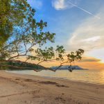 Pantai Pasir Hitam, Langkawi, Malezya