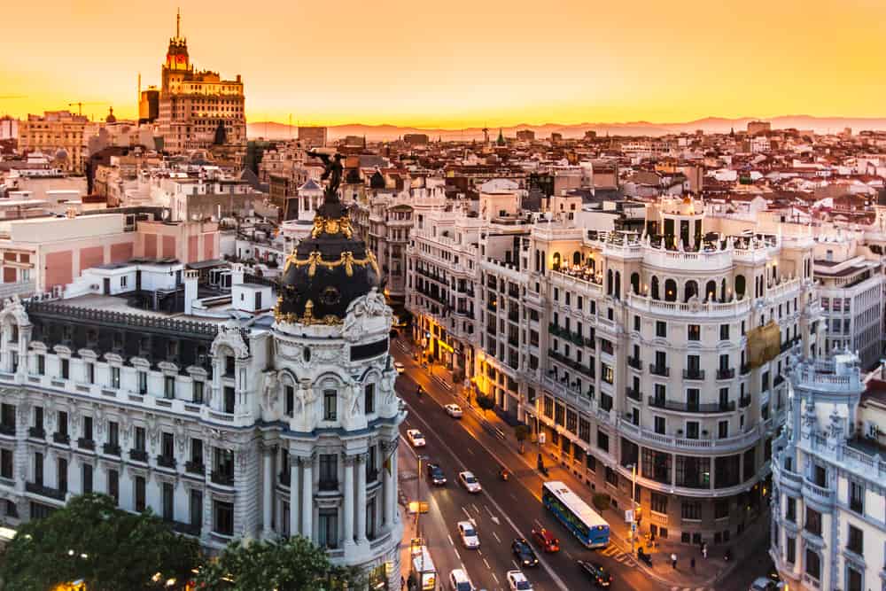 Madrid Şehir Manzarası