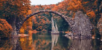 Dünyanın En Güzel Köprüleri (İnfografik) Rakotz Köprüsü Almanya