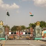 Pakistan’ın Wagah kenti ve Hindistan’ın Amritsar kentini ayıran sınır kapısı