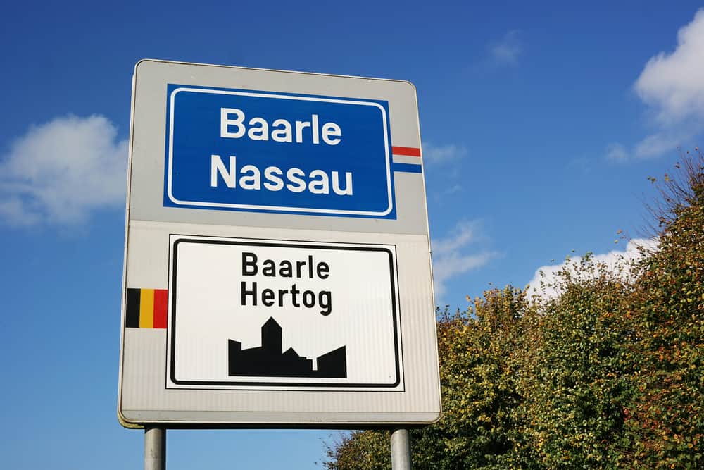 Hollanda - Belçika Sınırı Baarle