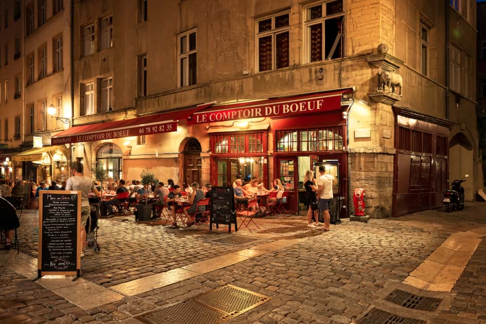 Lyon Sokaklarındaki Restoranlar