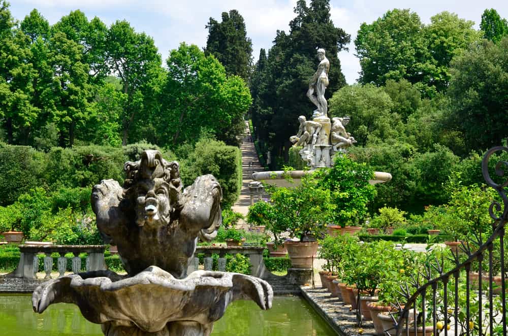Boboli Bahçeleri, Floransa, İtalya