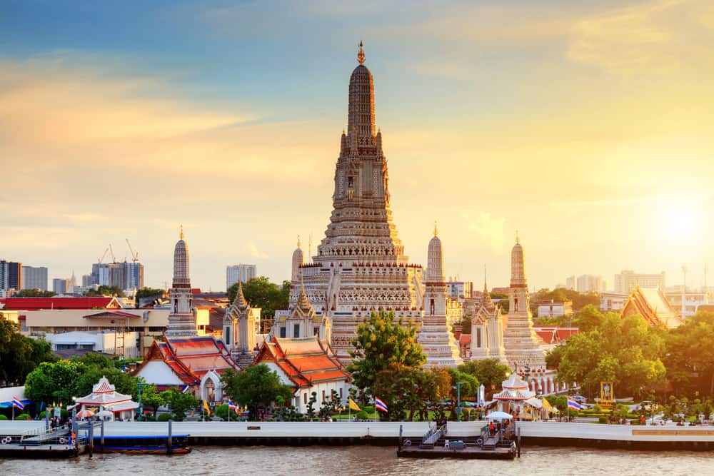 Wat Arun (Şafak Tapınağı) Bangkok, Tayland