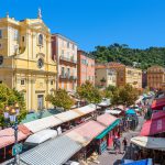 Cours Saleya Nice Çiçek Pazarı