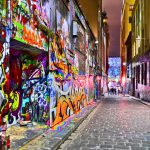 Hosier Lane Sanat Sokağı Melbourne Avustralya