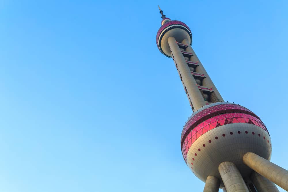Doğunun İncisi Kulesi Şangay Çin
