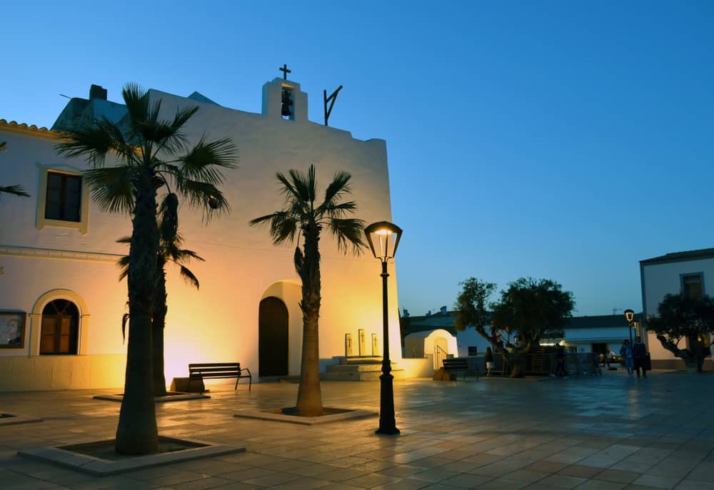 Formentera Adası Kilise İspanya