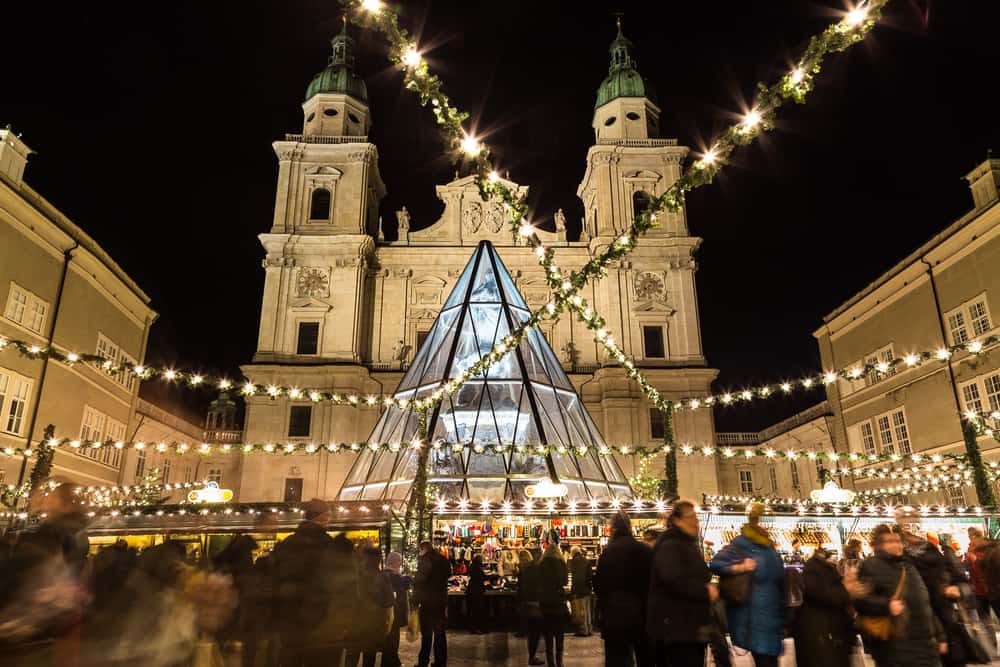 Salzburg Avusturya Noel Pazarı