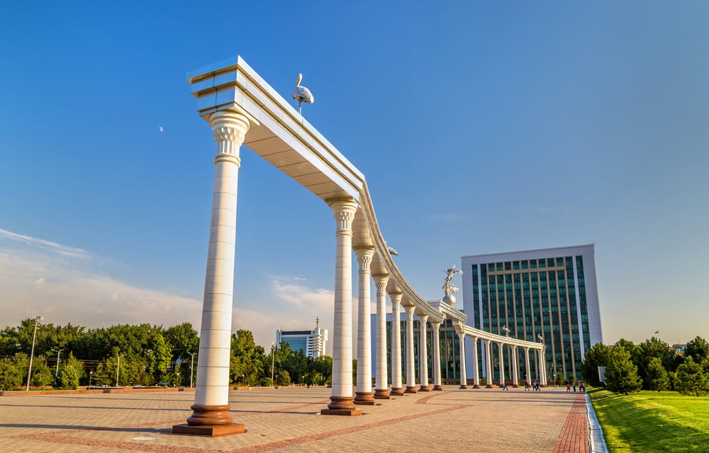 Bağımsızlık Meydanı Taşkent Özbekistan