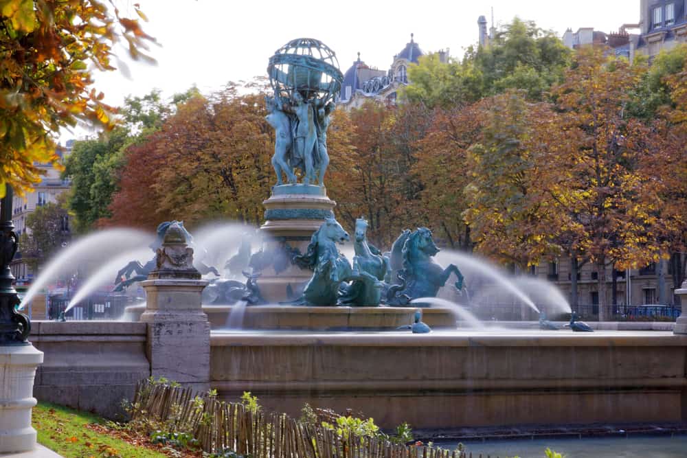 Jardin du Luxemburg Paris Fransa