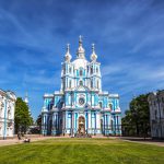 Smolny Katedrali St. Petersburg Rusya