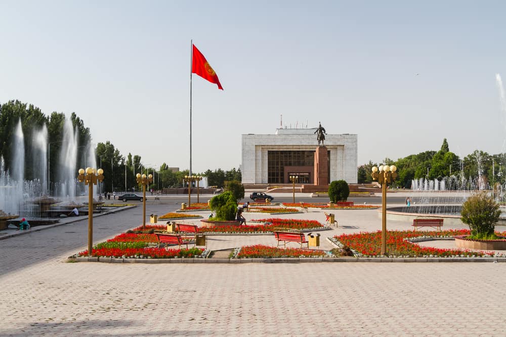 Bişkek Kırgızistan Ala Too Meydanı
