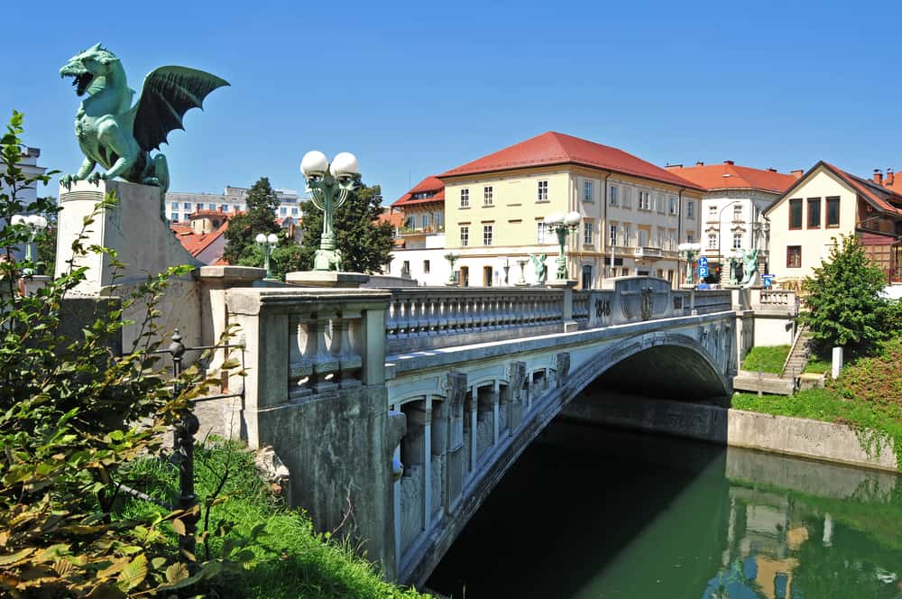 Ejderha Köprüsü Ljubljana Slovenya