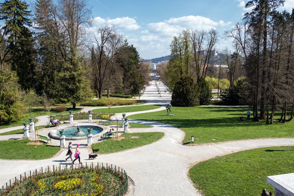 Ljubljana Tivoli Parkı Slovenya