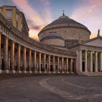 Plebiscito Meydanı (Piazza del Plebiscito) Napoli İtalya