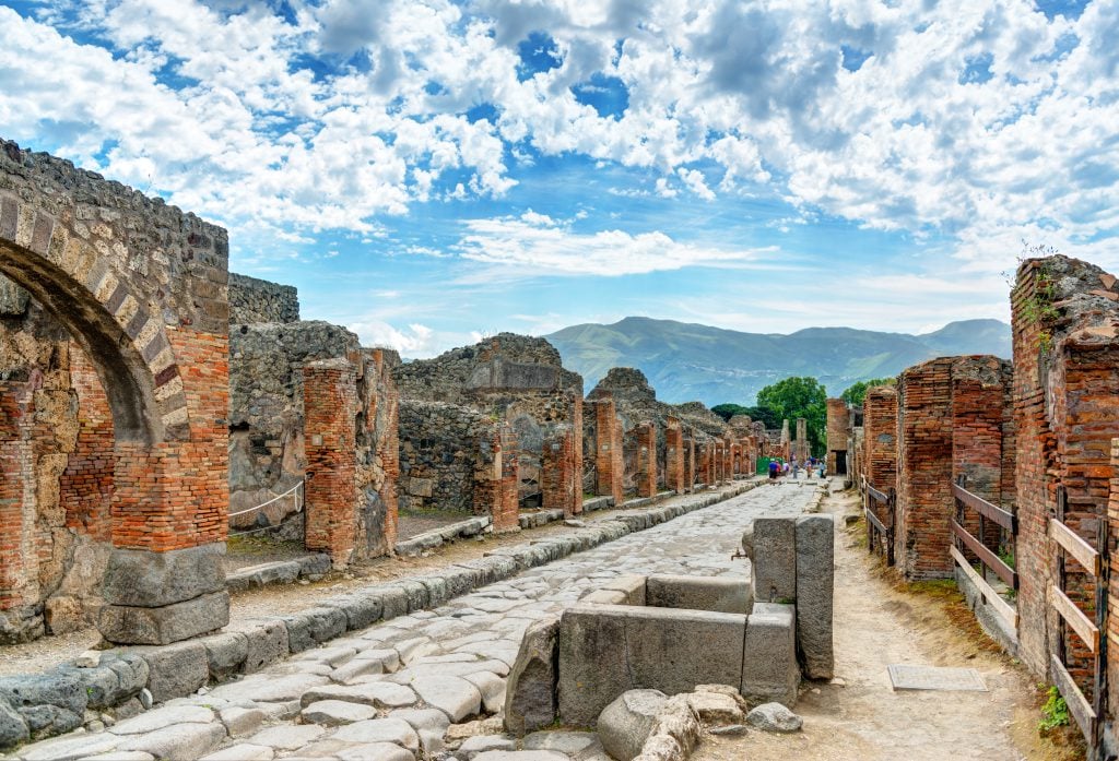 Pompeii Antik Kenti Napoli İtalya