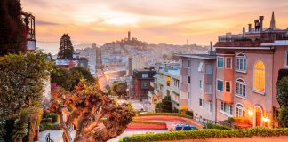 Dünyanın En Güzel 15 Sokağı ve Caddesi Lombard Caddesi, San Fransisco, ABD