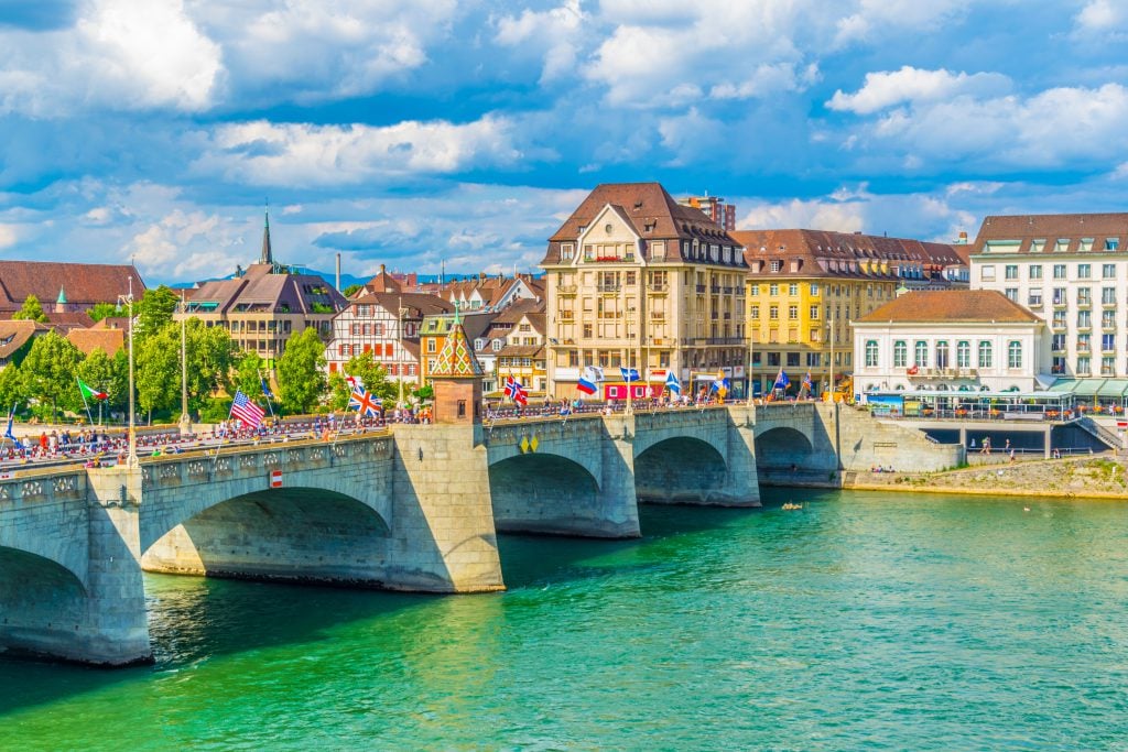 Mittlere Brücke, Basel, İsviçre