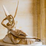 Cupid’in Öpücüğüyle Canlanan Psyche Heykeli,  Louvre Müzesi, Paris, Fransa