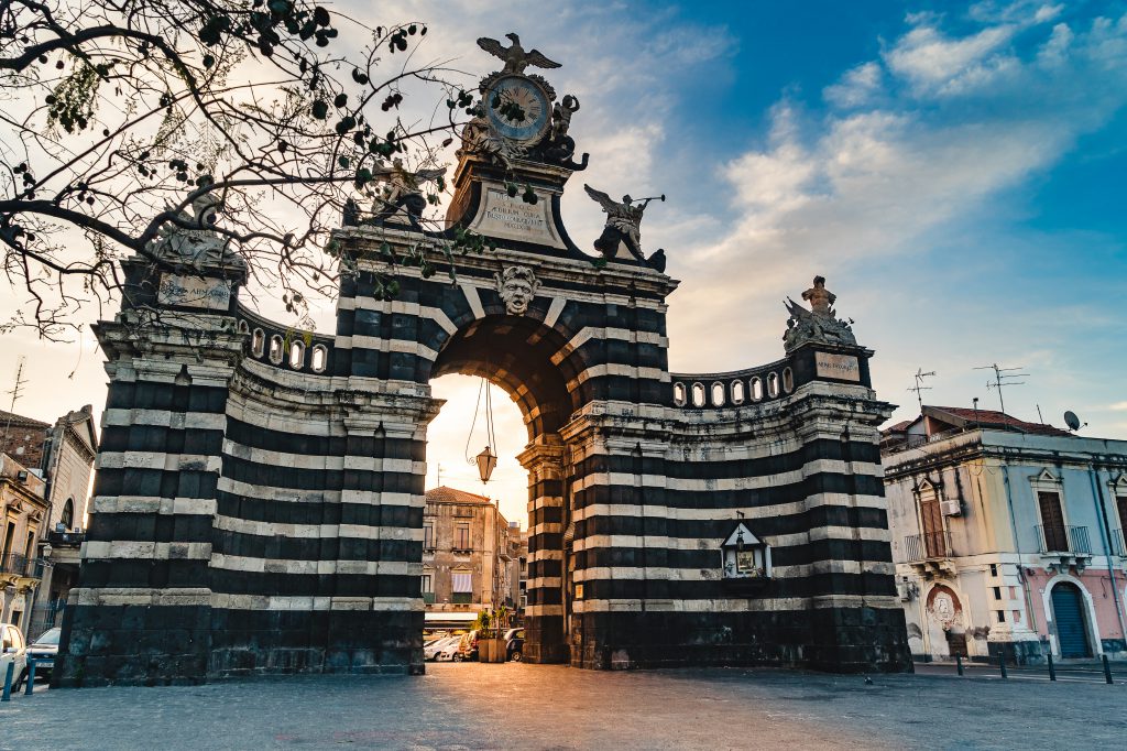 Porta Garibaldi, Catania, Sicilya