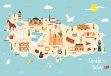 Türkiye’nin Sonradan İl olan 18 İlçesi  Türkiye Harita